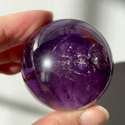 AAA Ametrine Amethyst Sphere with Trapiche-like Zoning