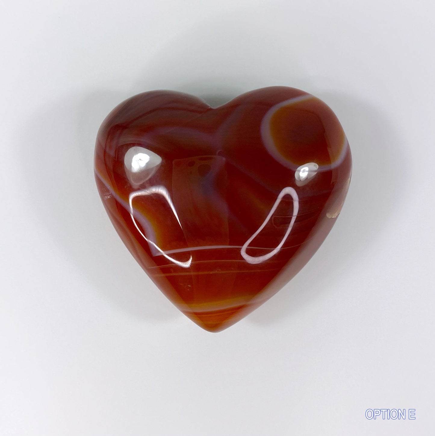 Gorgeous Carnelian Heart Carving