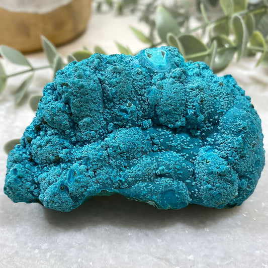 Botryoidal Chrysocolla on Malachite