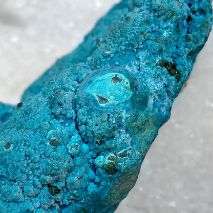 Botryoidal Chrysocolla on Malachite