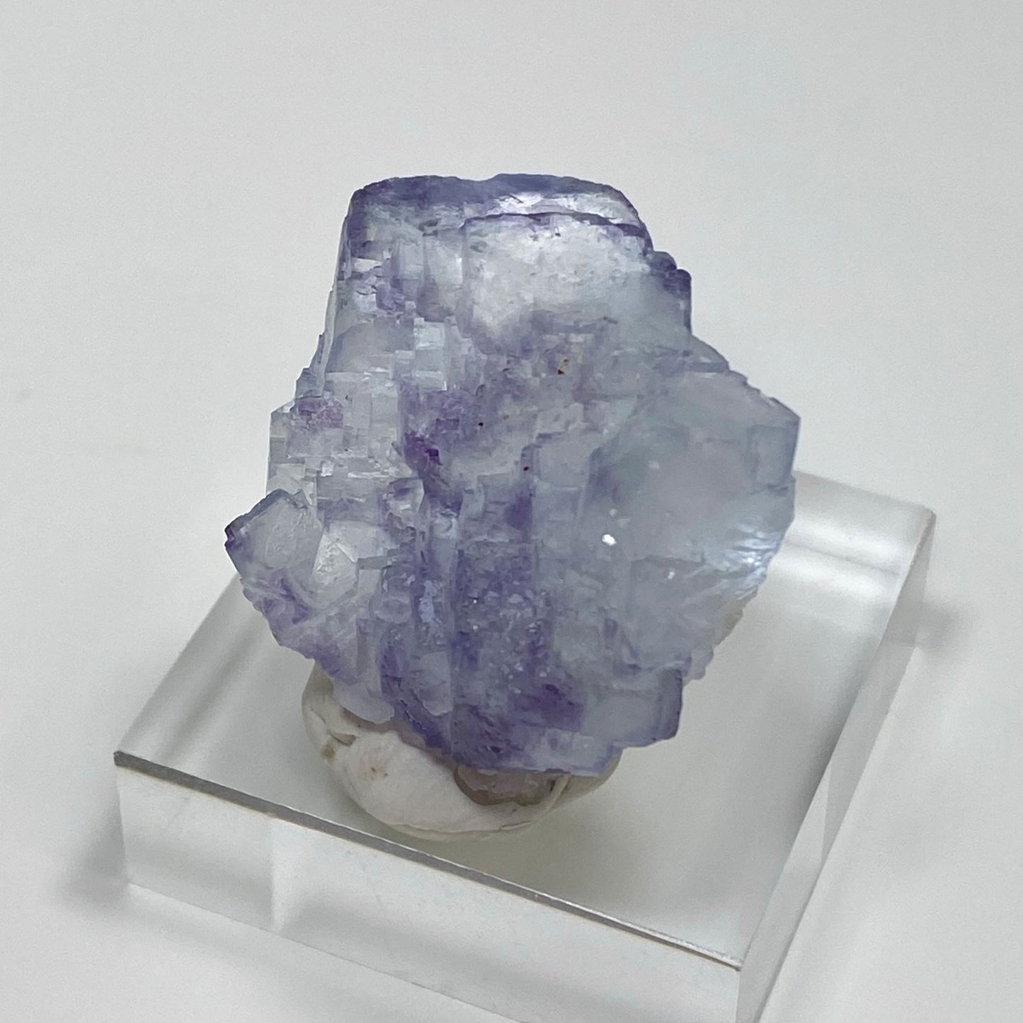 Baby Blue & Purple Step Cubic Fluorite Yaogangxian Mine