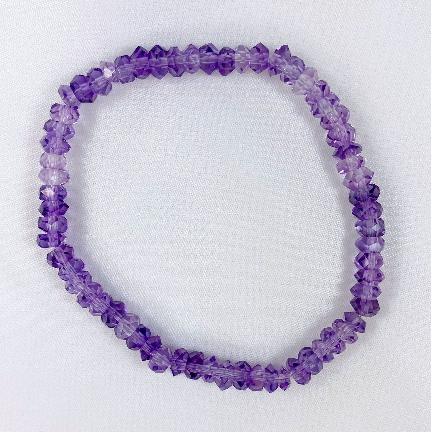 Faceted Amethyst Bracelet