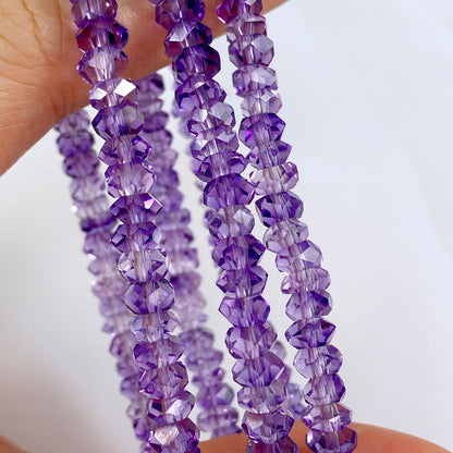 Faceted Amethyst Bracelet