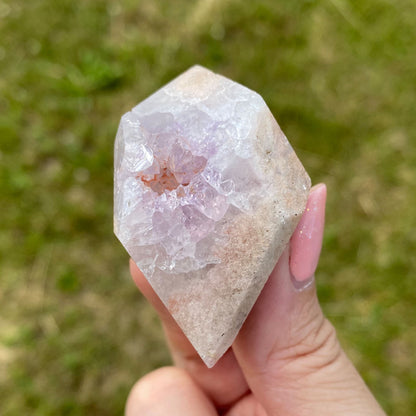 Flower Agate Purple Amethyst Freeform