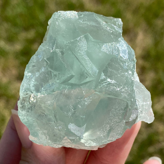 Green Cubic Fluorite Mineral Specimen