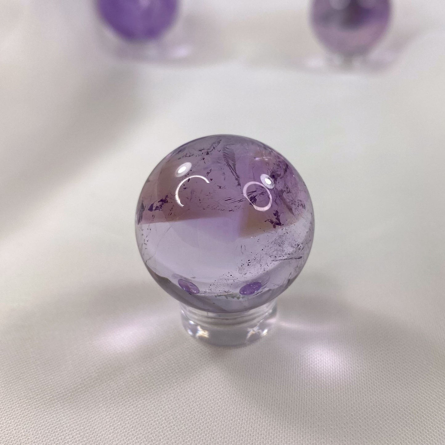 Ametrine Sphere with Trapiche-like Zoning