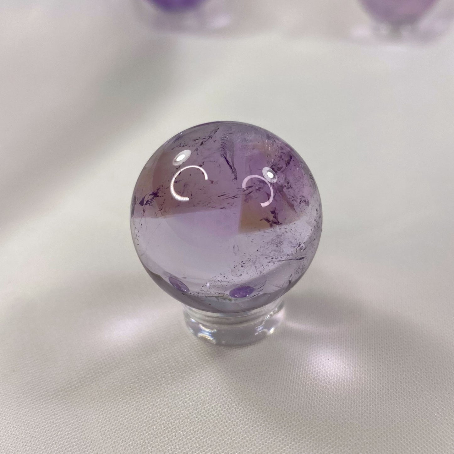 Ametrine Sphere with Trapiche-like Zoning