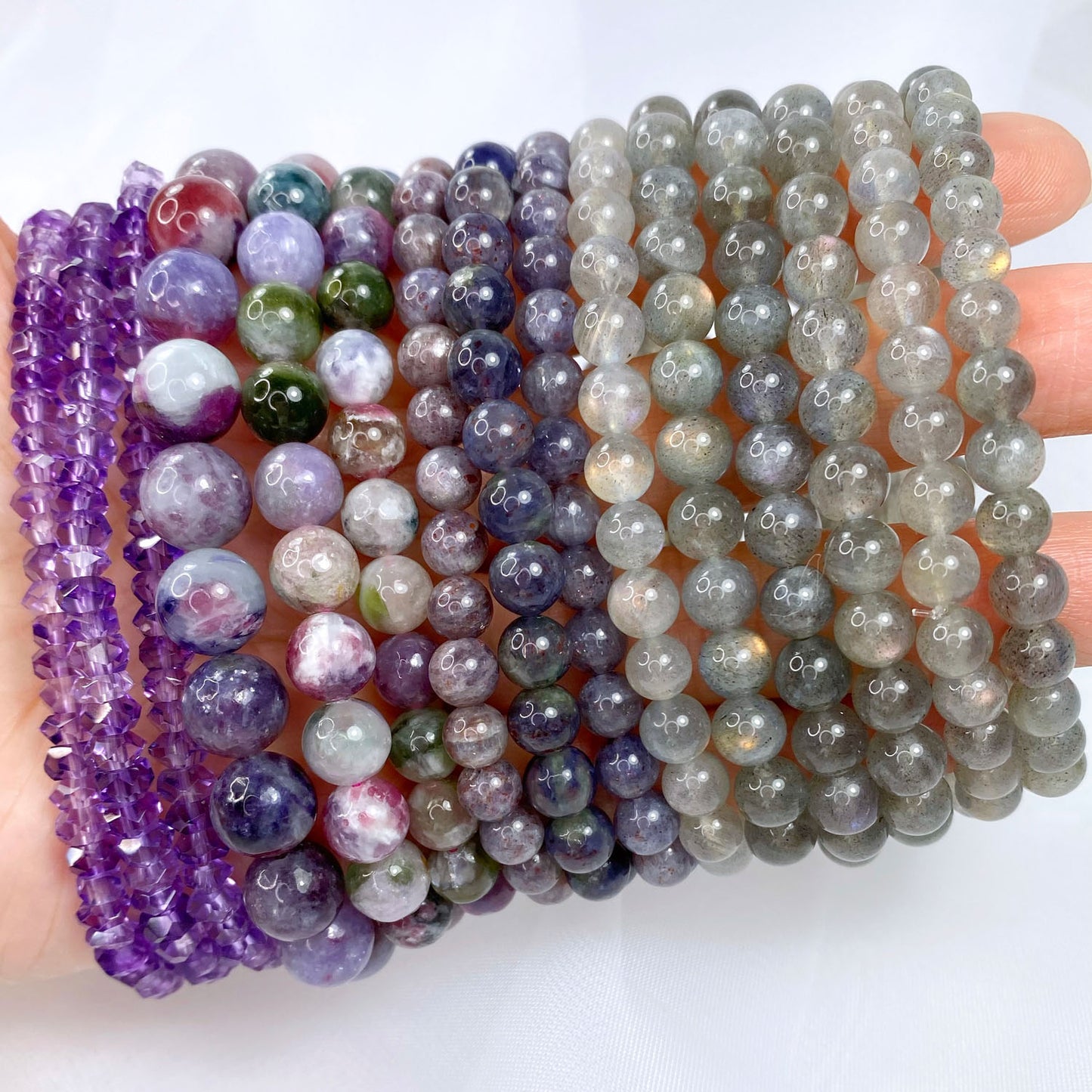 Faceted Amethyst Bracelet