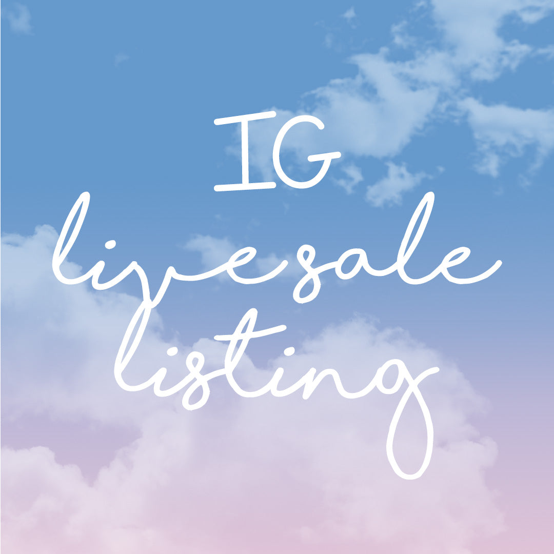 IG Live Sale May 10 - hoshino_celeste