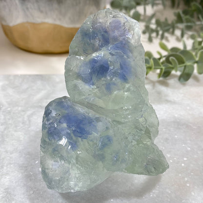 Large Etched Green & Blue Fluorite