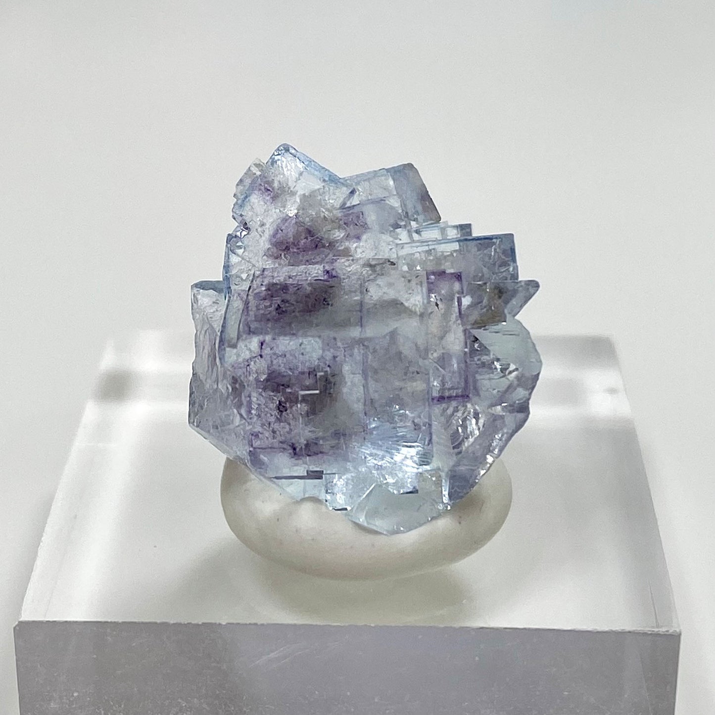 Glassy Blue Cubic Fluorite Yaogangxian Mine