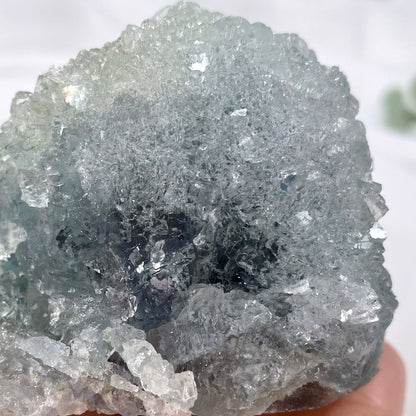 Snowcone Blue Fluorite Mineral Specimen
