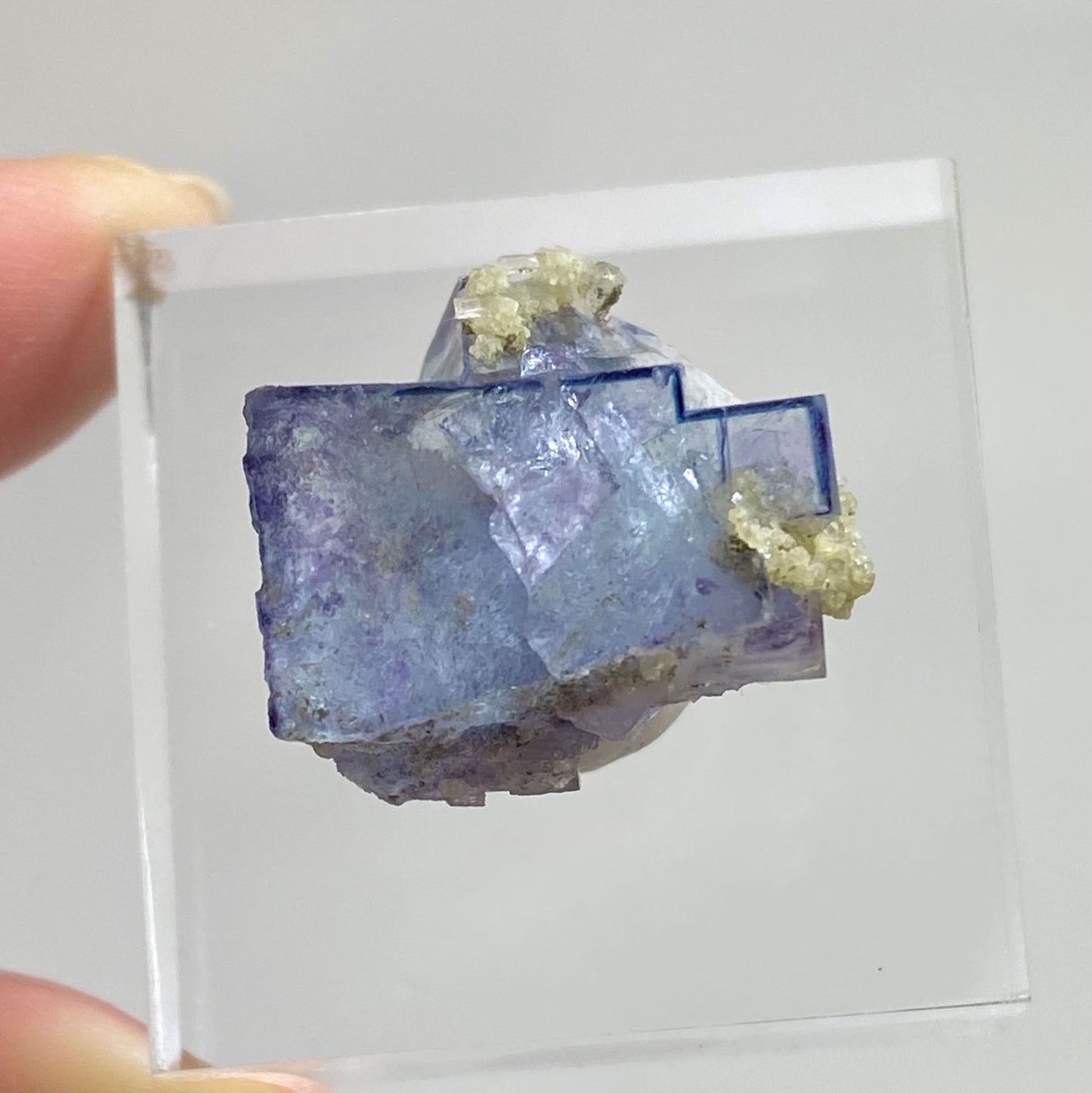 Blue Cubic Fluorite Specimen Yaogangxian Mine