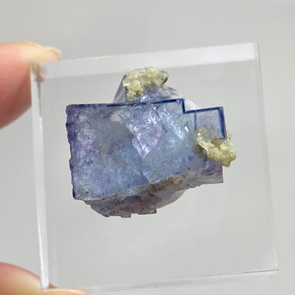 Blue Cubic Fluorite Specimen Yaogangxian Mine