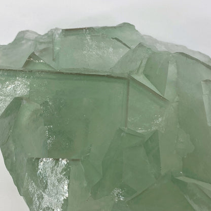 Large Light Green Cubic Fluorite Specimen from Xianghualing Mine