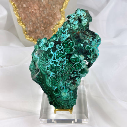 Malachite with Chrysocolla Slab 145g