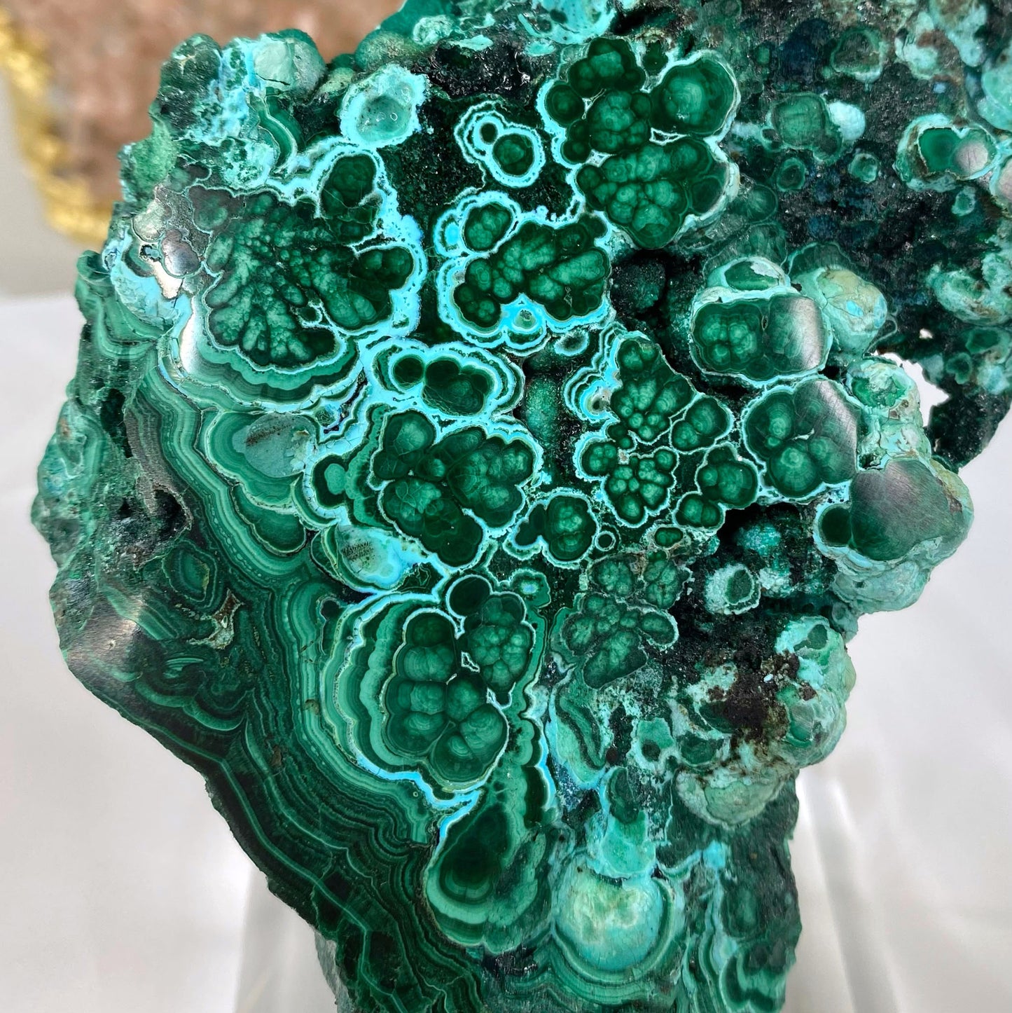 Malachite with Chrysocolla Slab 145g