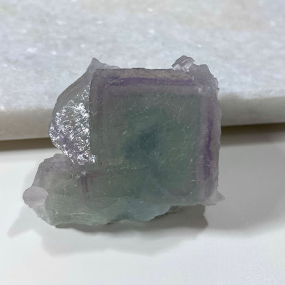 Lavender Purple & Green Cubic Fluorite