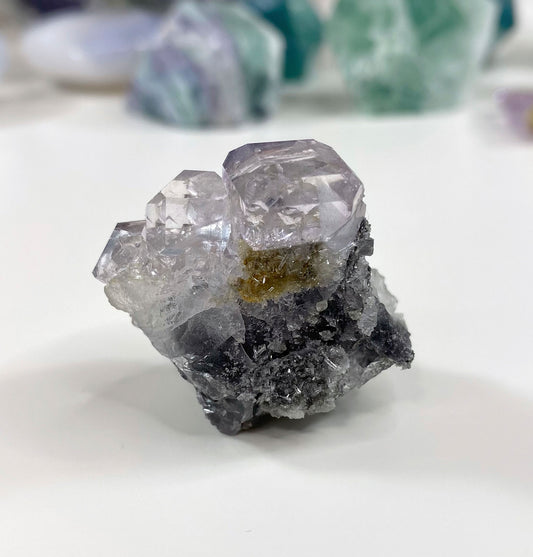 Lavender Cubic Fluorite Specimen