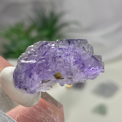 Purple Step Formation Cubic Fluorite Yaogangxian Mine