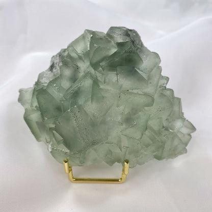 Sage Green Fluorite Cubic Cluster Specimen