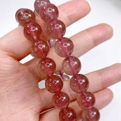 Red Aventurine "Strawberry Quartz" Bracelet