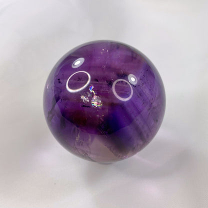 AAA Ametrine Amethyst Sphere with Trapiche-like Zoning