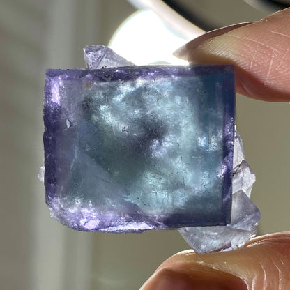 Vibrant Purple & Blue Cubic Fluorite