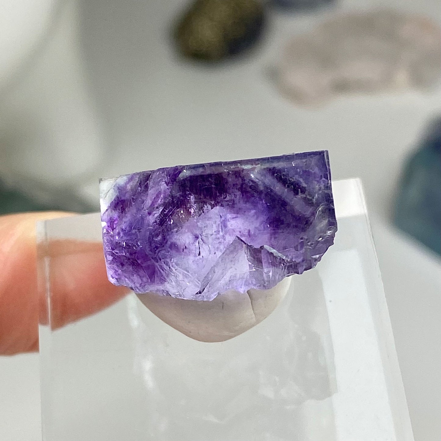 Vibrant Purple Phantoms Cubic Fluorite Yaogangxian Mine